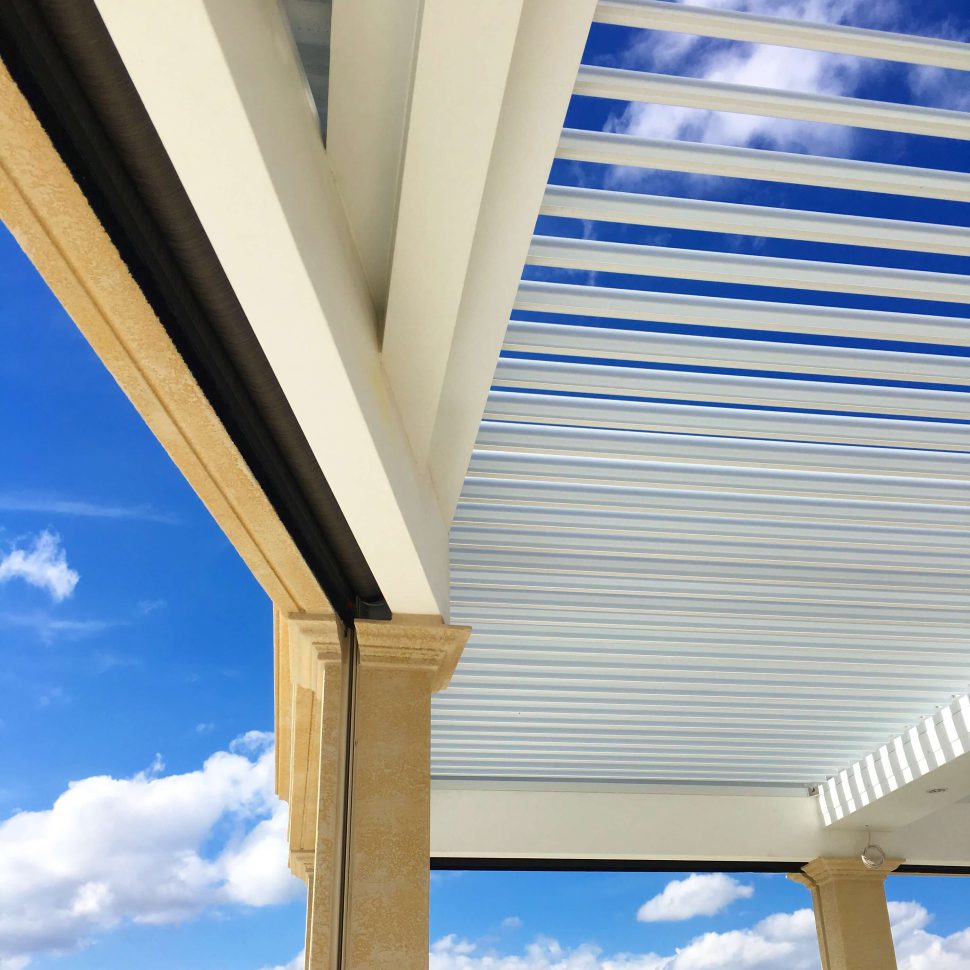 WHAT IS A PERGOLA WITH A ROOF CALLED?  