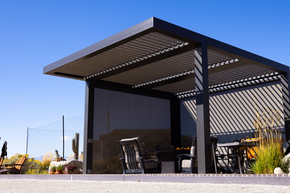 Composing Your Dream Backyard: Exploring Pergola with Privacy Wall Design Ideas