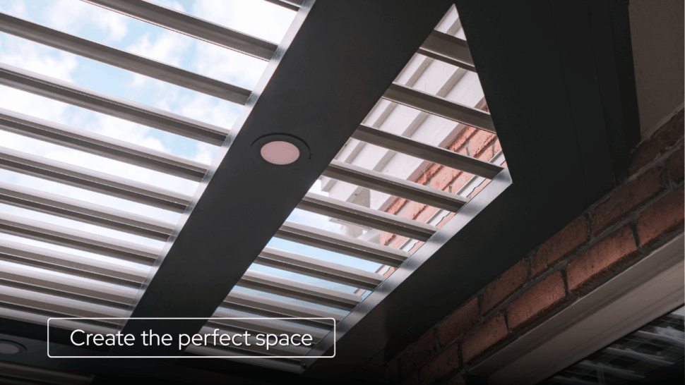 The perfect pergola gutter system, angled pergola gutter