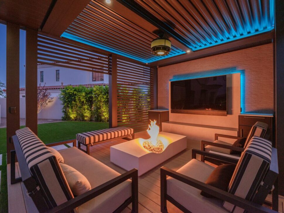 Pergola with Innovative Features That Enhance Functionality