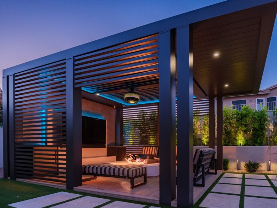 Smart Technology Customization for Pergola