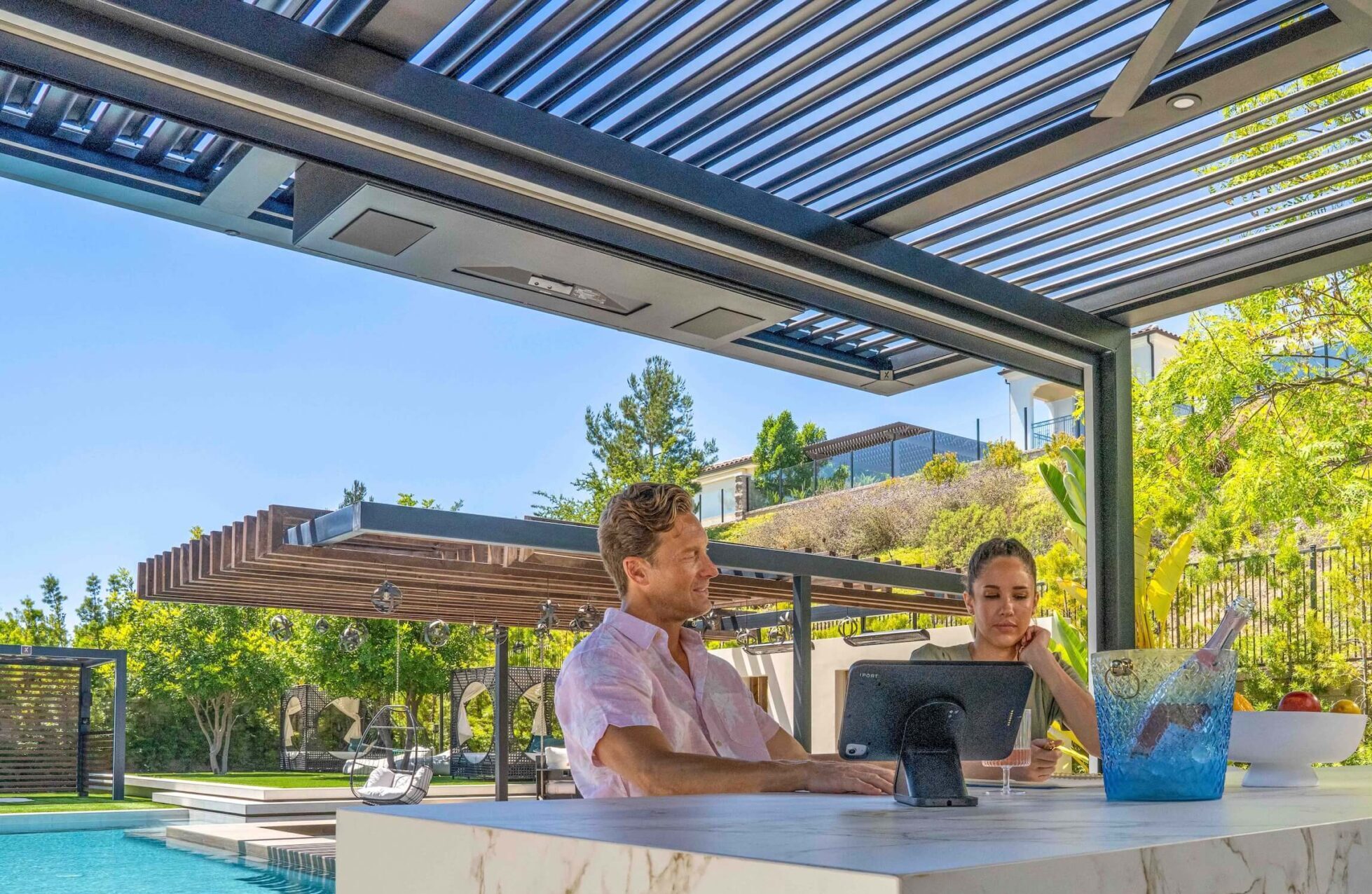 Sonance Speaks on a Pergola X