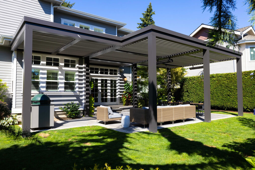Pergola X finishing touches