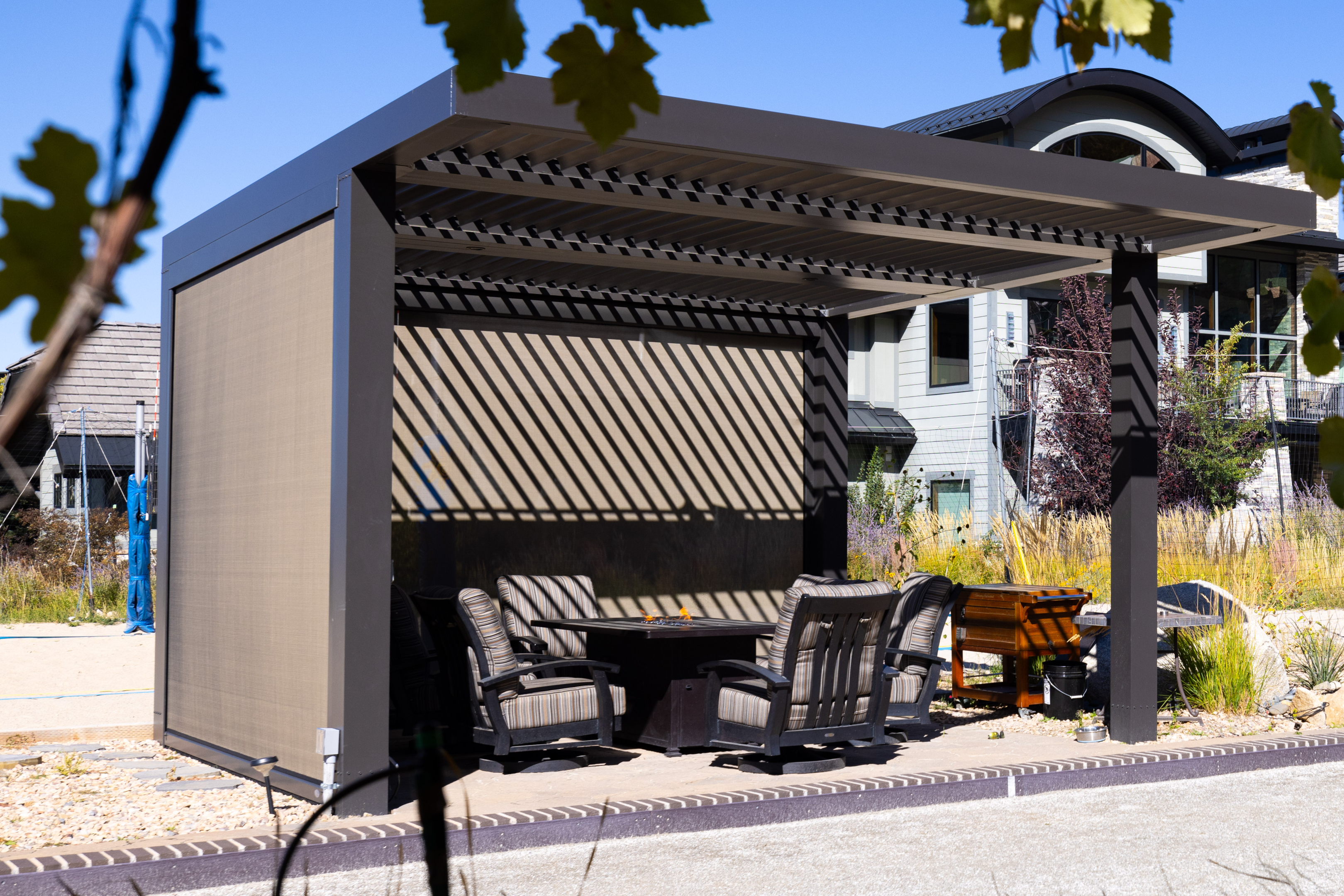 Screened in Luxury Pergola 