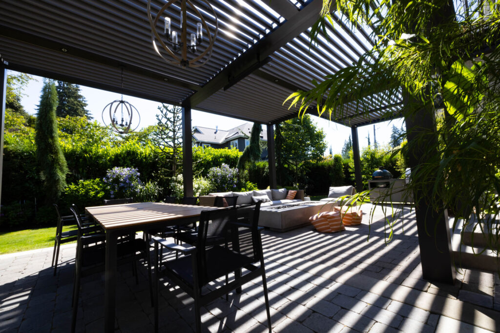Beautiful Outdoor living with Pergola X