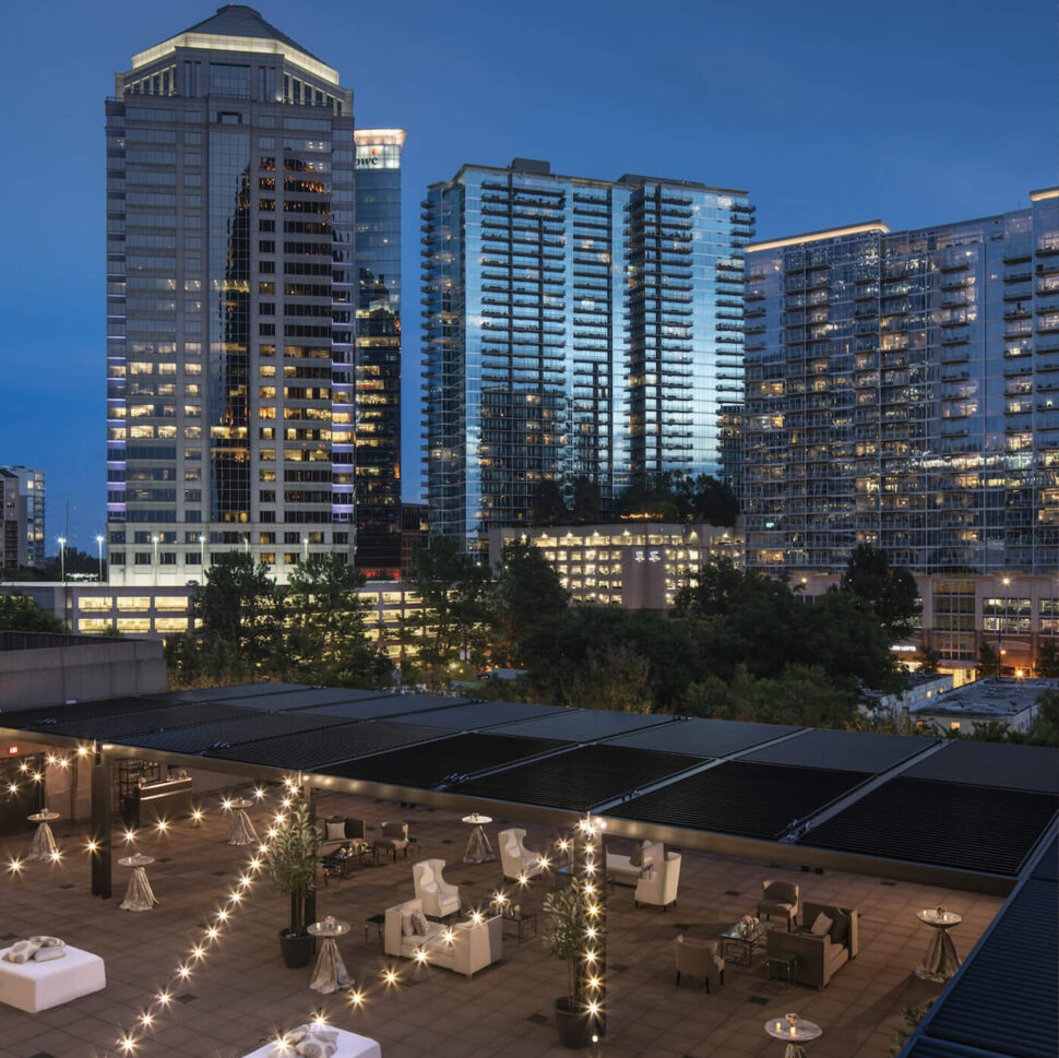 side top view outdoor Pergola of Four Seasons Hotel