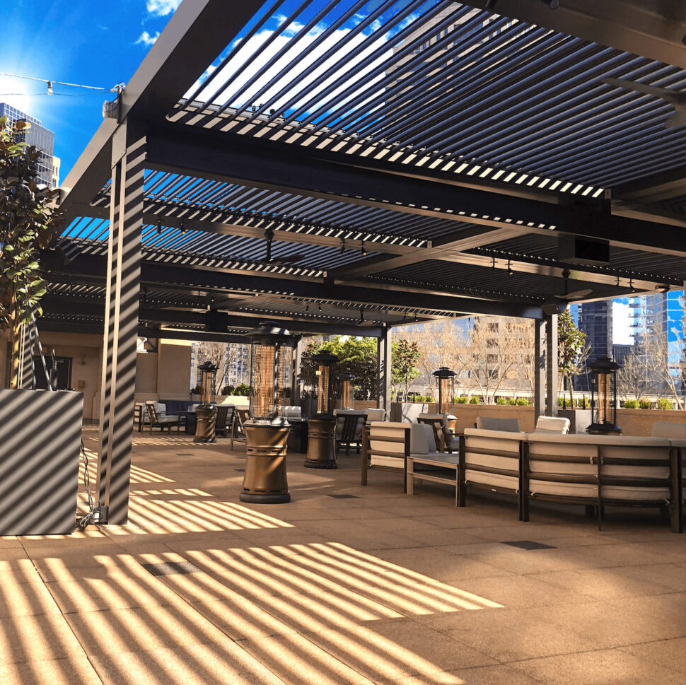 left side view outdoor Pergola of Four Seasons Hotel
