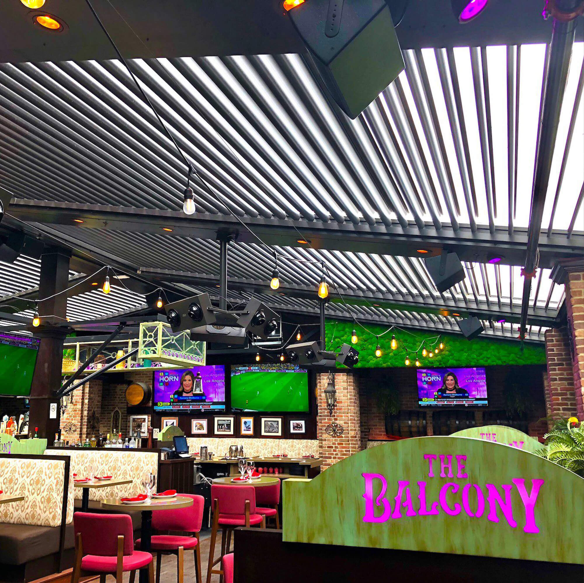 The Balcony bar interior design