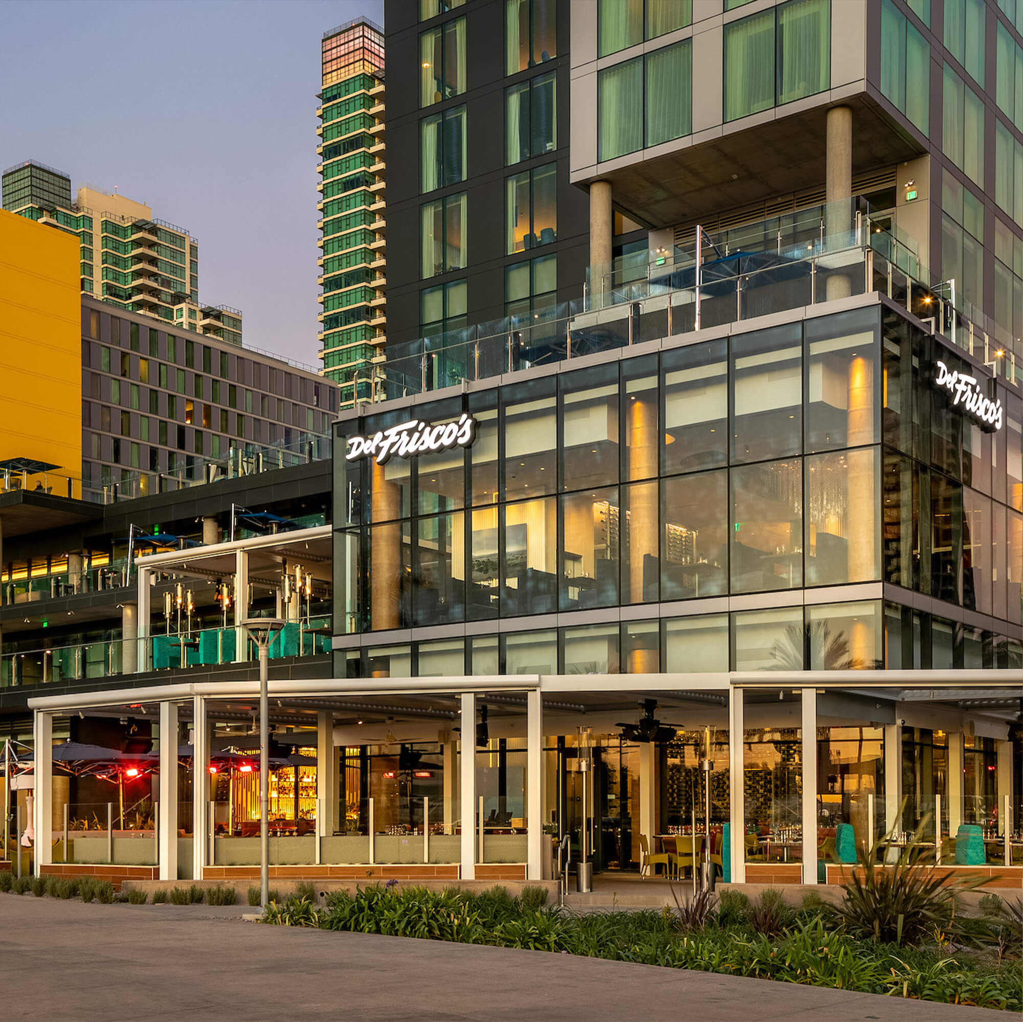 Del Frisco restaurant front view outdoor