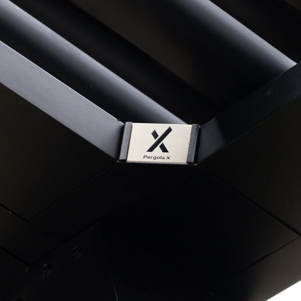 StruXure logo in corner of Pergola