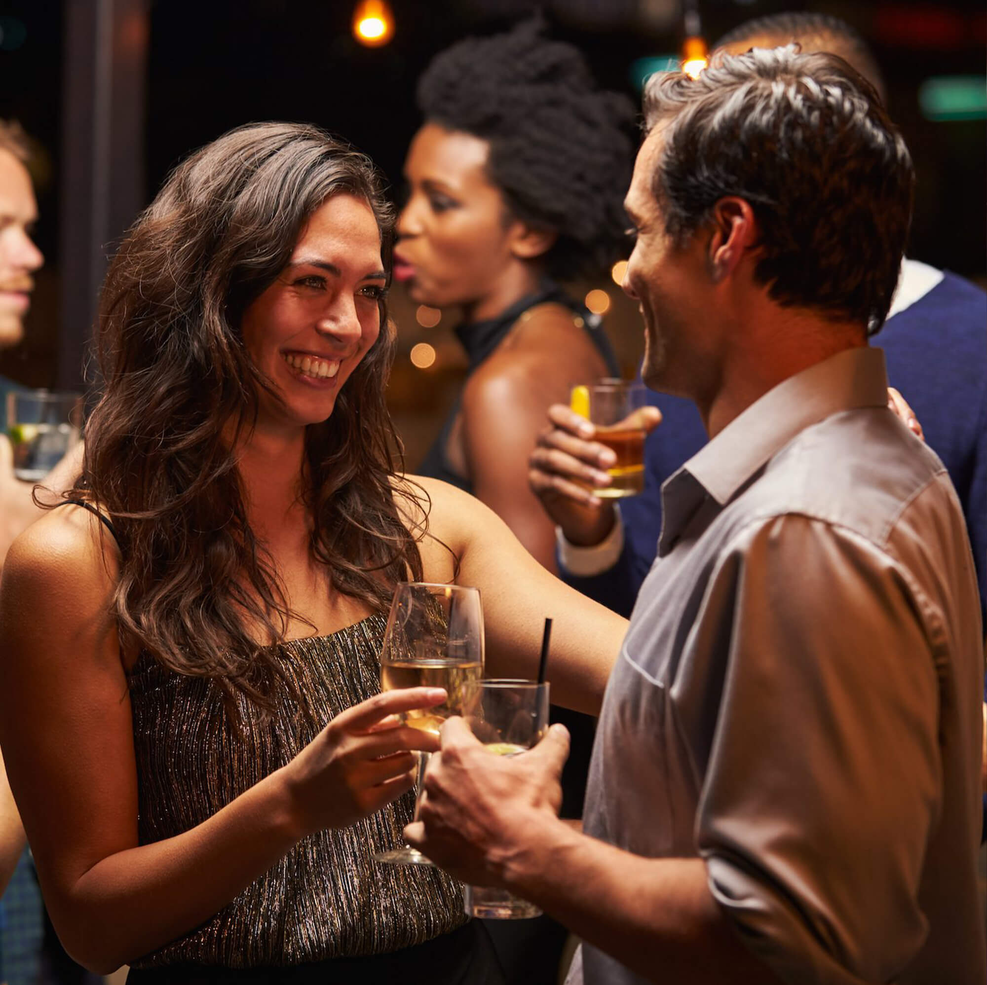 couple smiling with each other