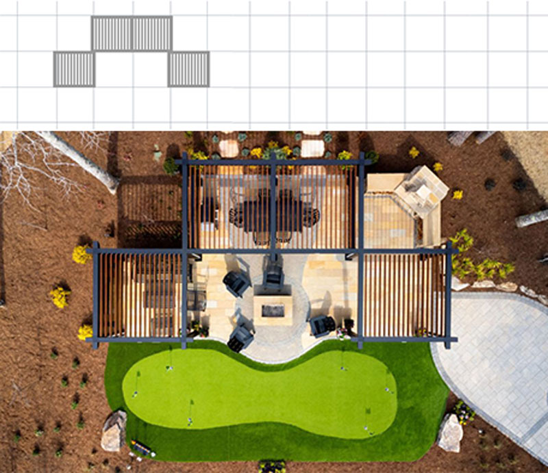 Cabana X MOD in C Shaped design