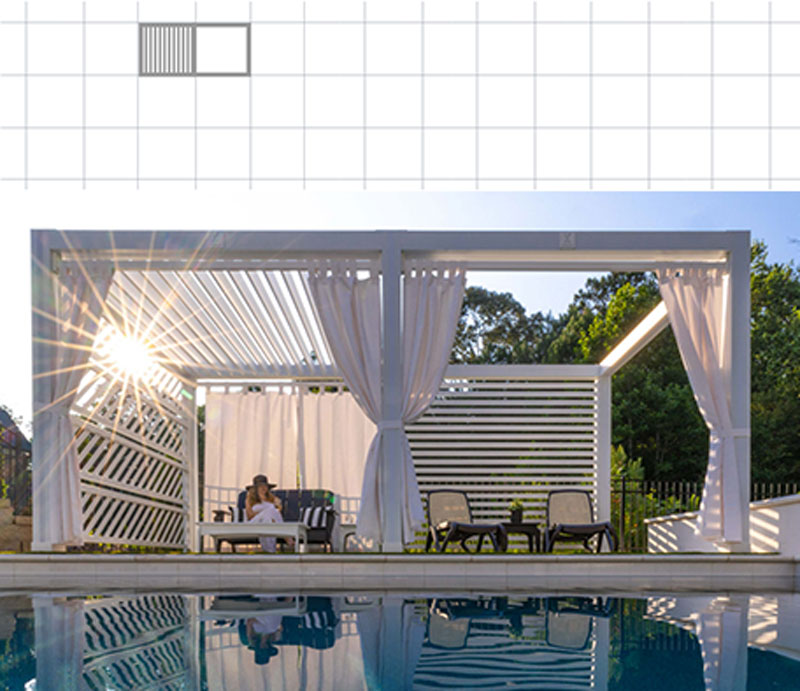 Cabana X MOD Linear design