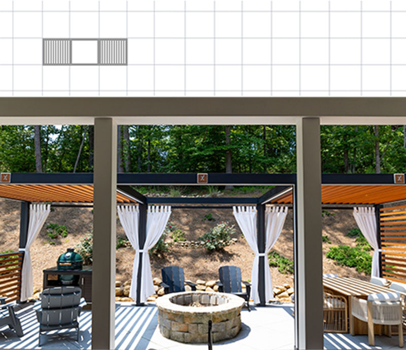 Cabana X MOD Linear design