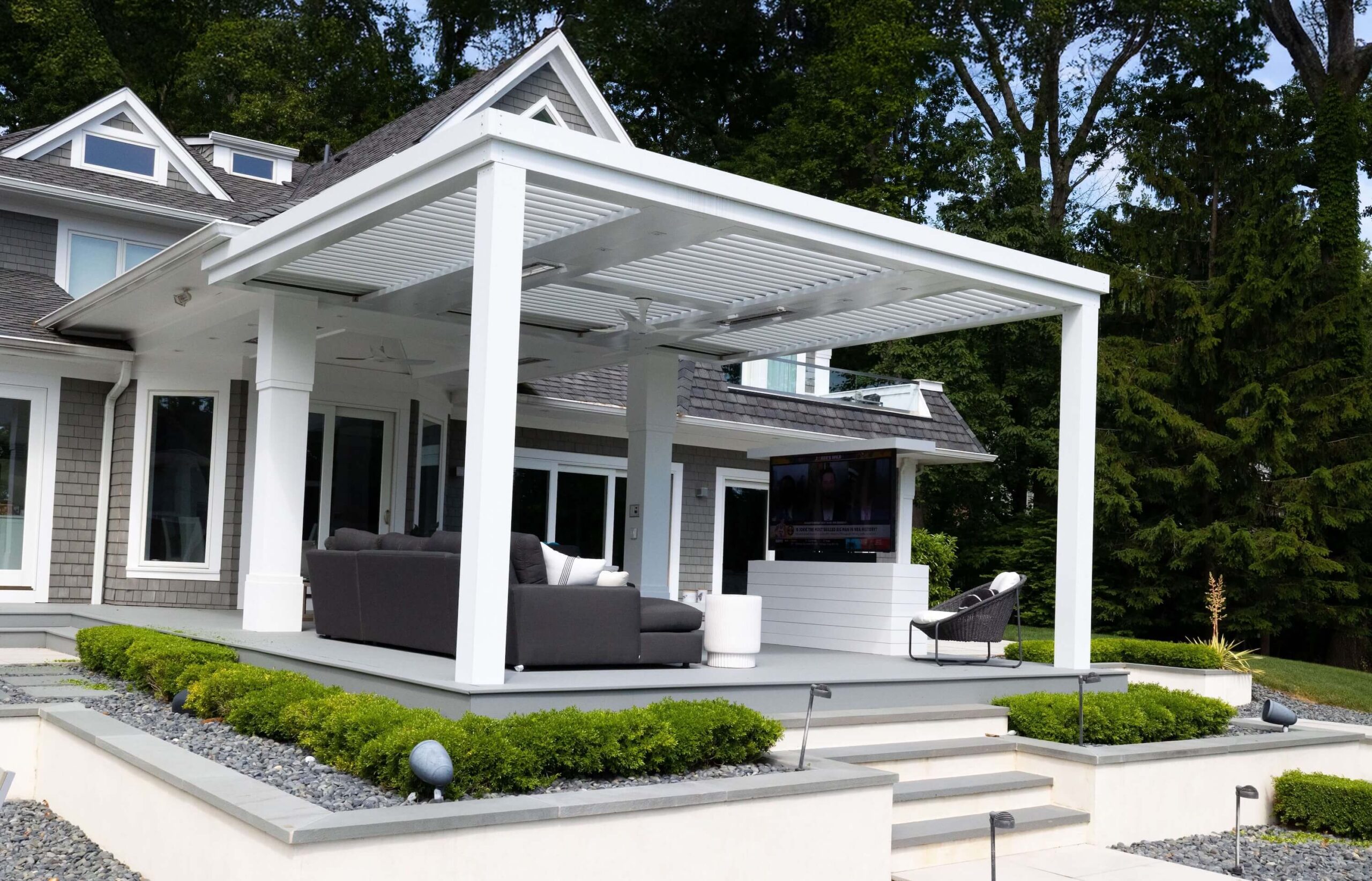 White Pergola X