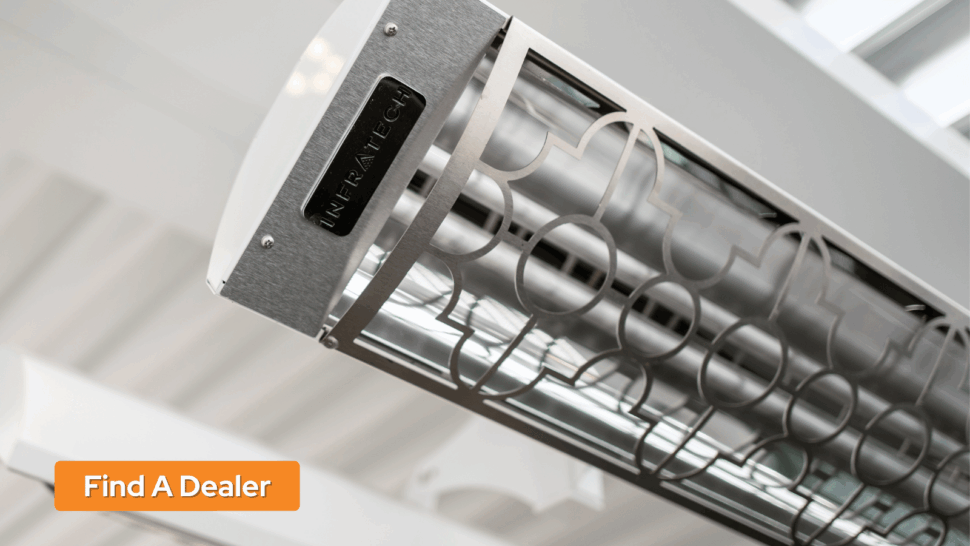 Infratech Comfort Heater on a StruXure Pergola