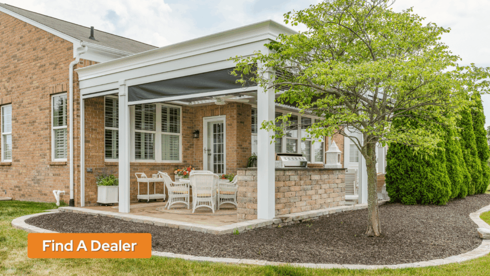 Backyard Privacy Ideas - StruXure Pergola from The Smart Pergola