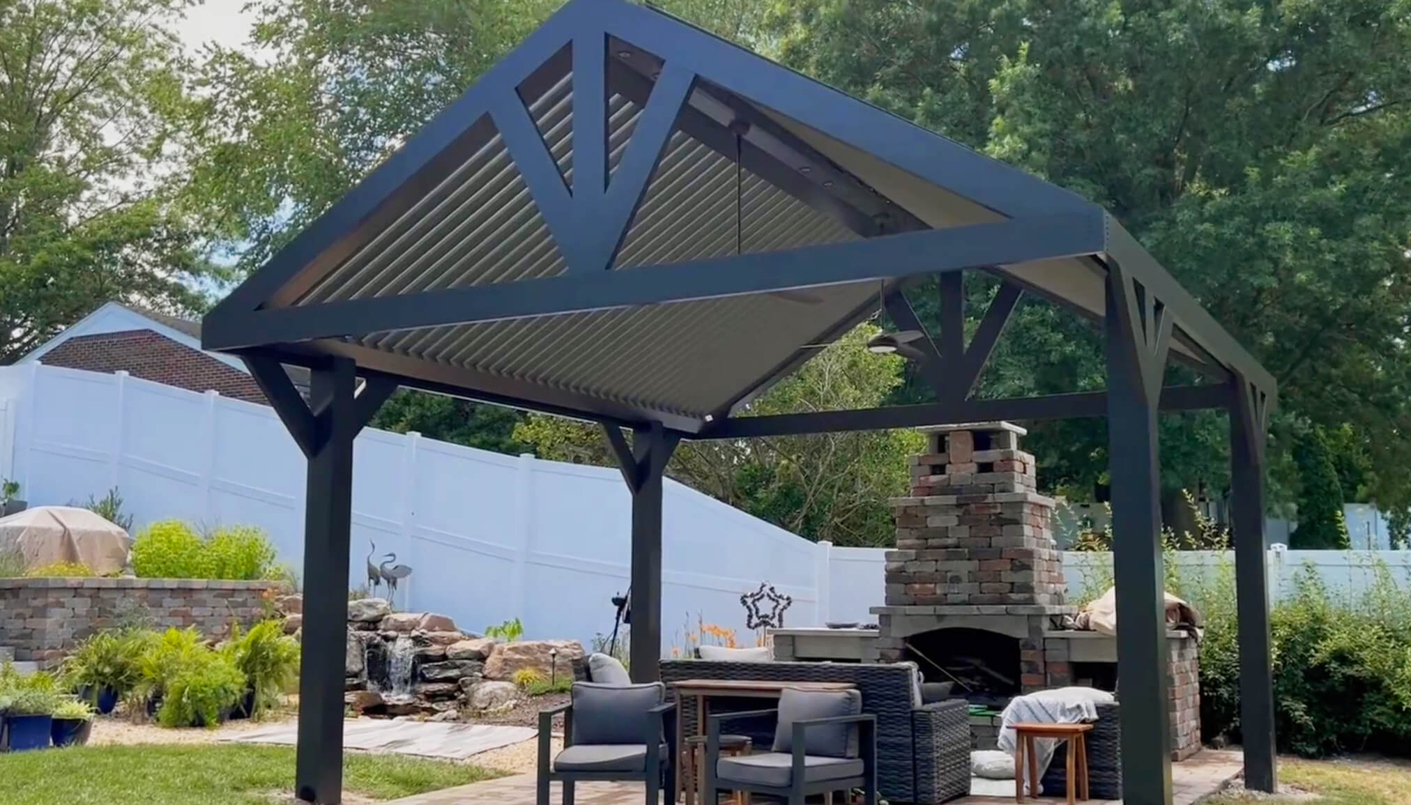 A Frame Pergola Design