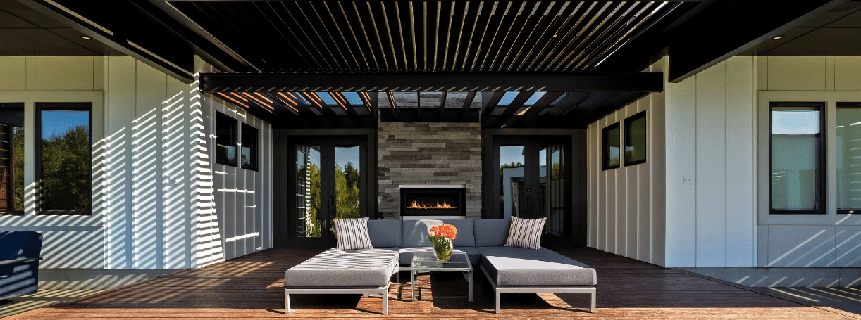 How to Pair a Louvered Pergolas with Outdoor Furniture for a Cohesive Look