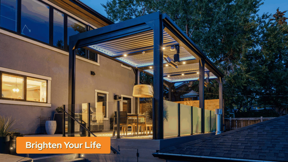 Ultimate Guide to Lighting Louvered Pergolas - Suite Outdoors, Alberta