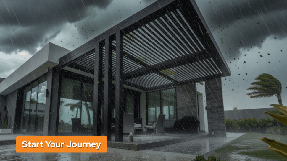 How Louvered Pergolas Handle Extreme Weather - 150 mph Winds