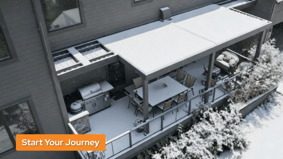 How Louvered Pergolas Handle Extreme Weather - Snow