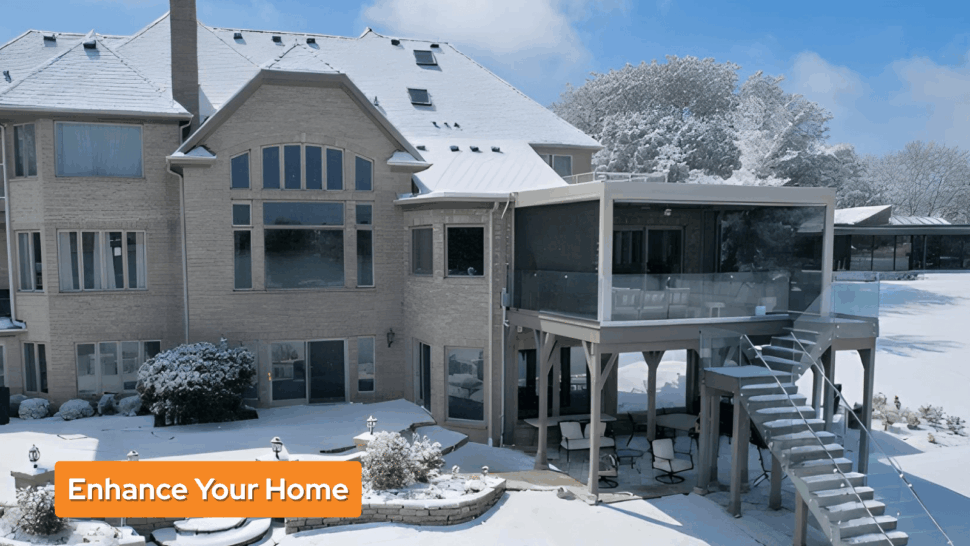 Year-Round Comfort: How Louvered Pergolas Work in Winter and Summer - Erdmann Outdoor Living