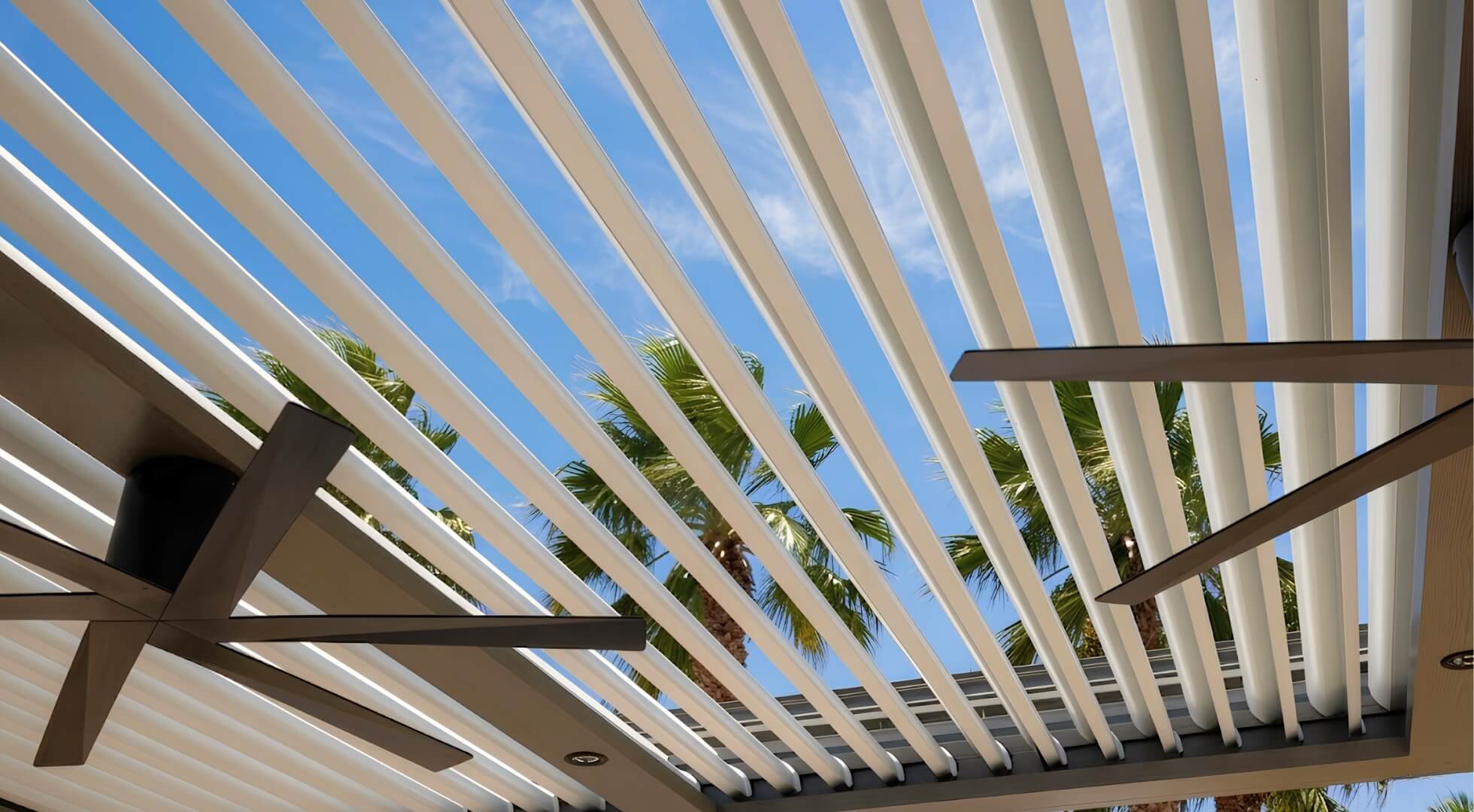 Breeze Pro Wind Sensor on a StruXure pergola