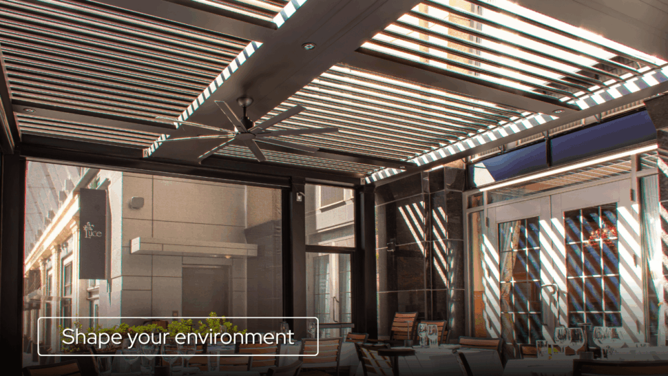 The Louvered Pergola Component Design