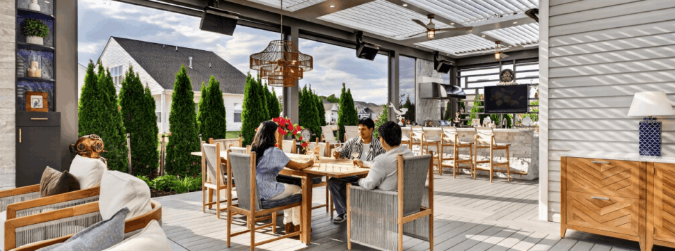 StruXure Pergola for your TimberTech Deck