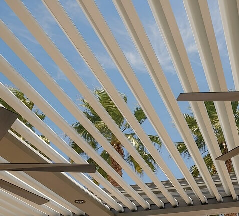 Breeze Pro Wind Sensor on a StruXure pergola